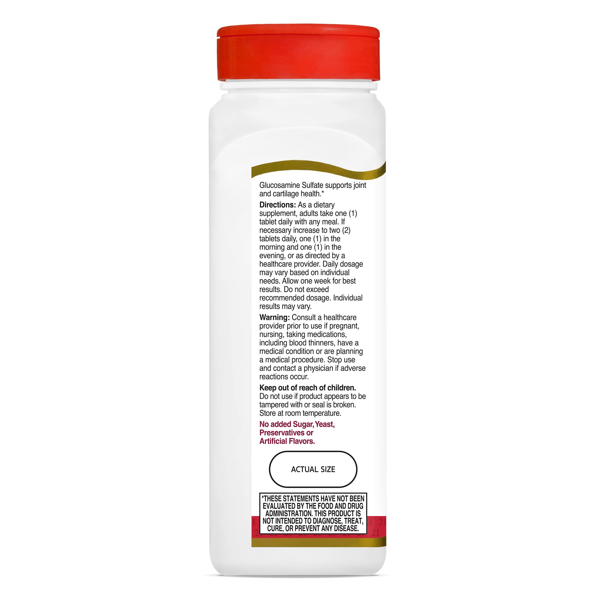 Foto 8 pulgar | Complemente Las Tabletas De 1000 Mg De Glucosamine Relief  De 21st Century - Venta Internacional.
