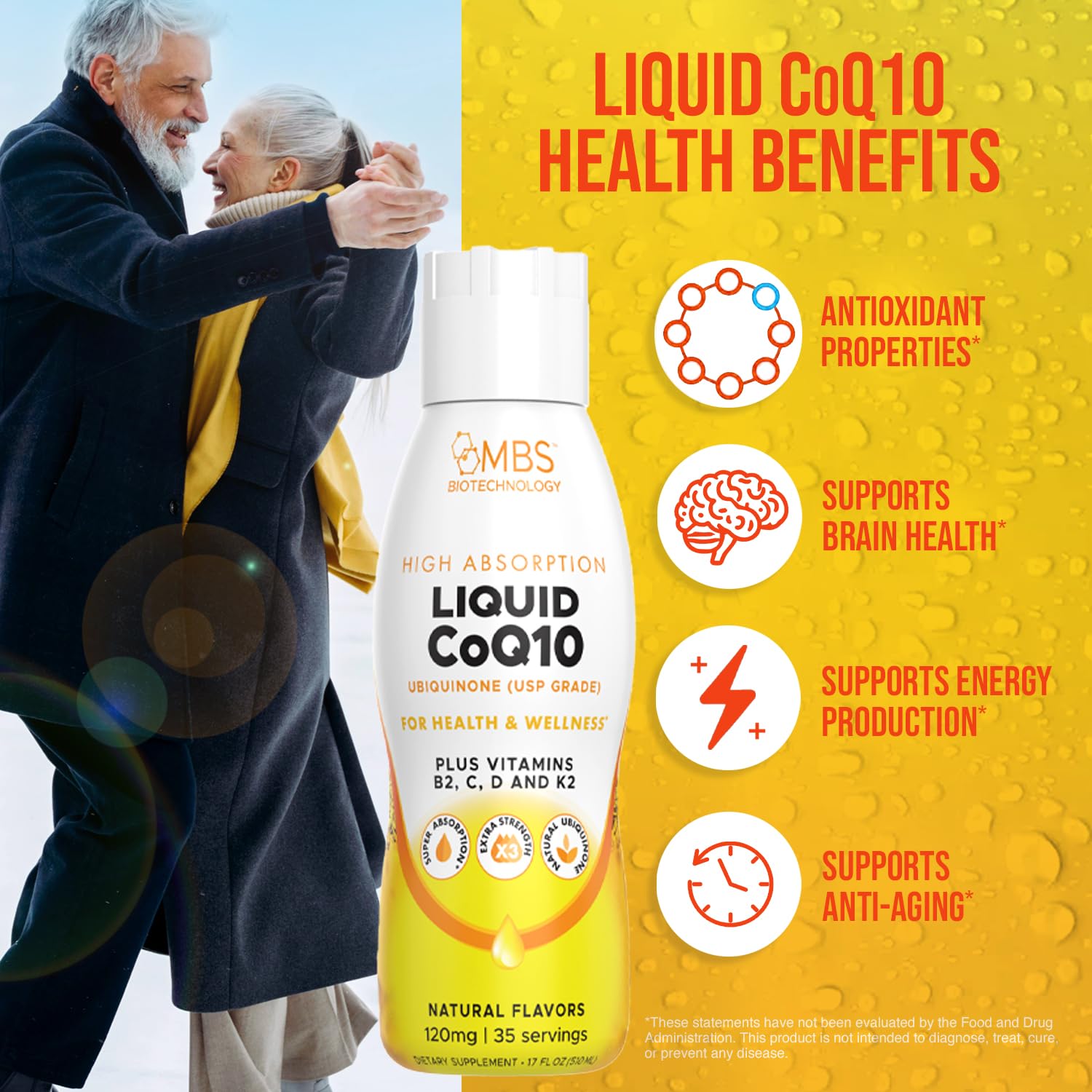 Foto 5 pulgar | Suplemento Mbs Biotechnology Liquid Coq10 120 Mg Con 500 Ml - Venta Internacional.