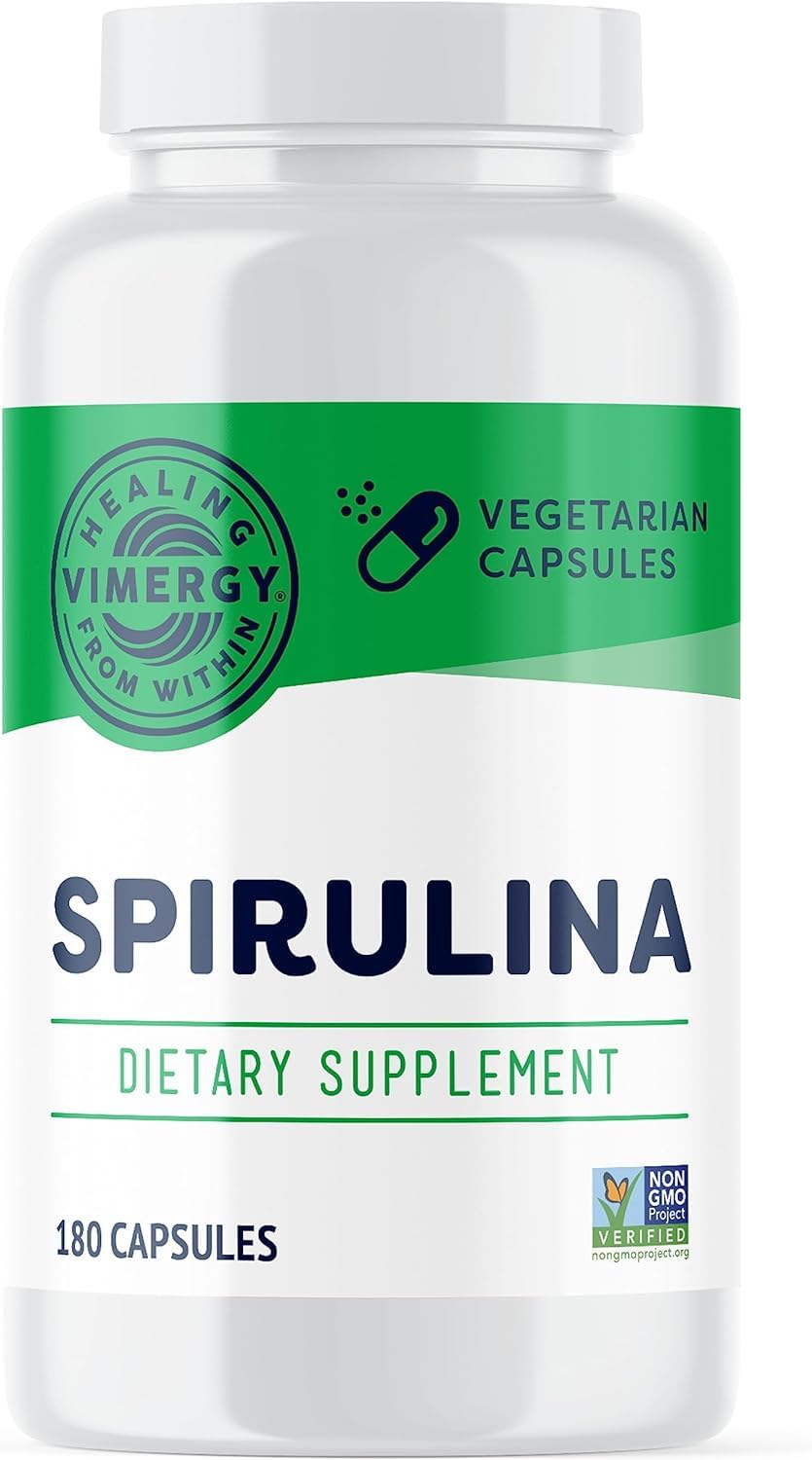 Foto 2 pulgar | Suplemento Vimergy, Cápsulas De Espirulina Natural, 180 Unidades - Venta Internacional.