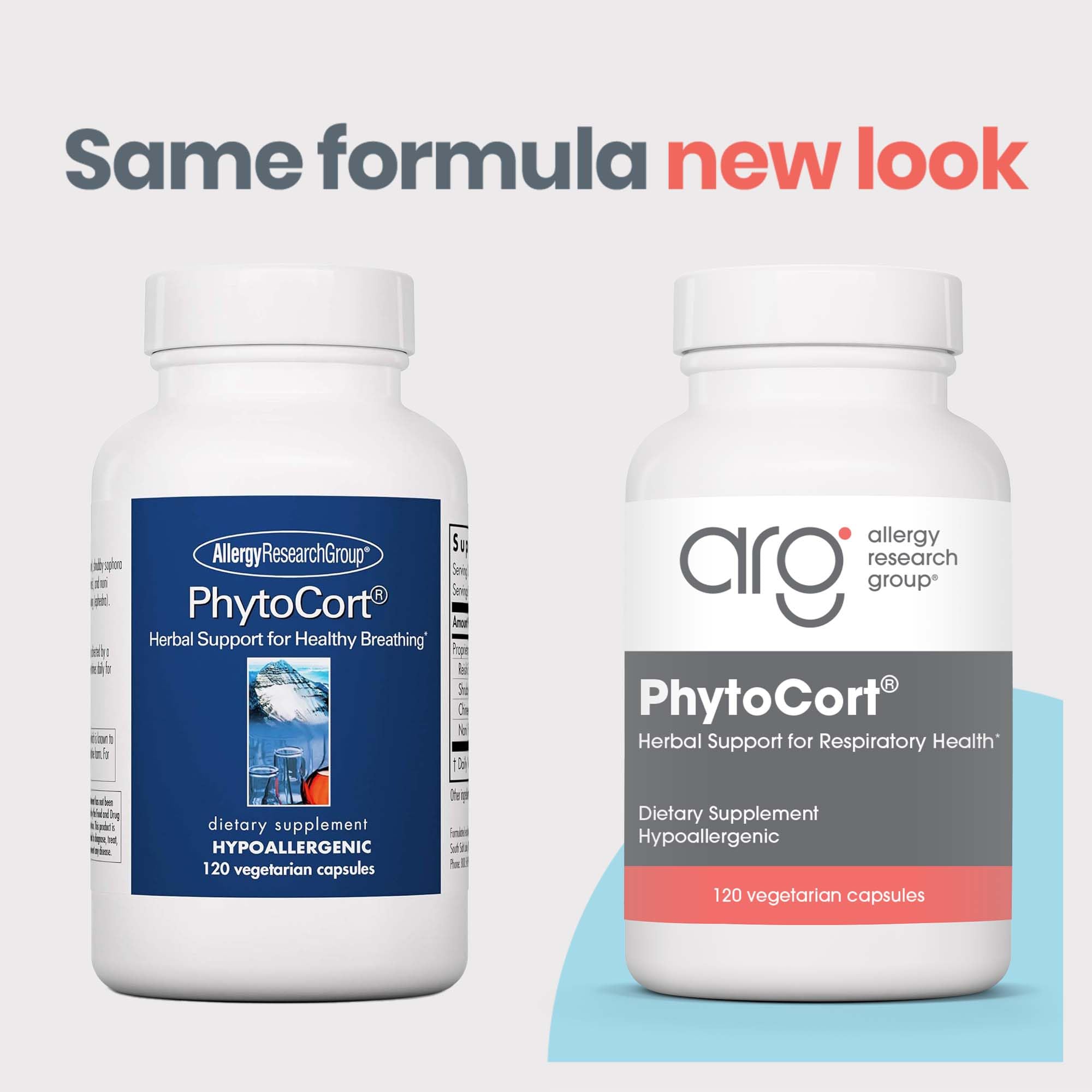 Foto 2 | Suplemento De Allergy Research Group Phytocort 120 Cápsulas - Venta Internacional.