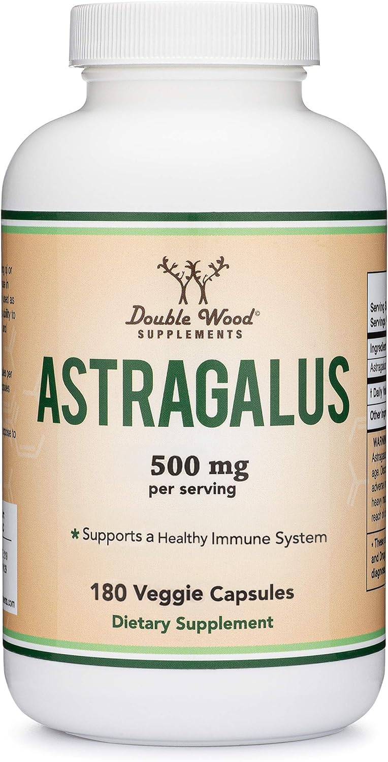 Foto 5 pulgar | Suplementos Double Wood Supplements Astragalus 500 Mg 180 Cápsulas - Venta Internacional.