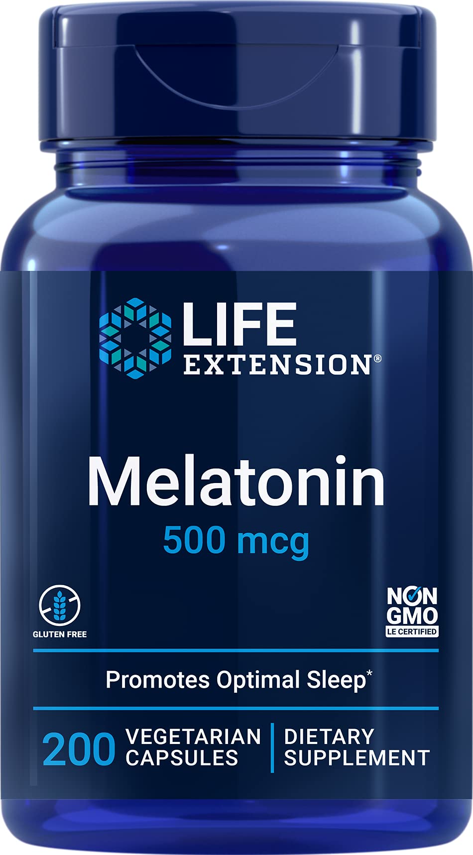 Foto 2 pulgar | Suplemento Life Extension Melatonina 500 Mcg 200 Cápsulas - Venta Internacional.