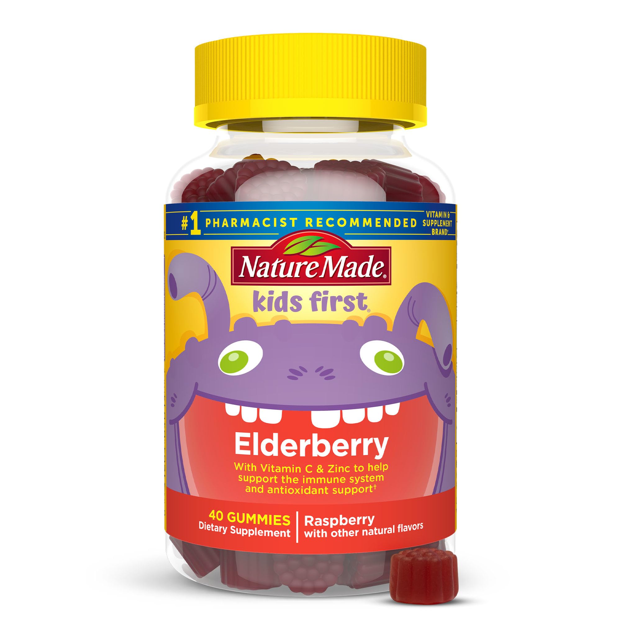 Foto 2 pulgar | Suplemento Nature Made Kids First Saúco 40 Gomitas - Venta Internacional.