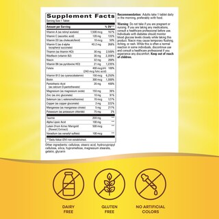 Foto 5 | Suplemento Multivitamínico Alfa Bético Para Diabéticos Nature's Way 30 Comprimidos - Venta Internacional.