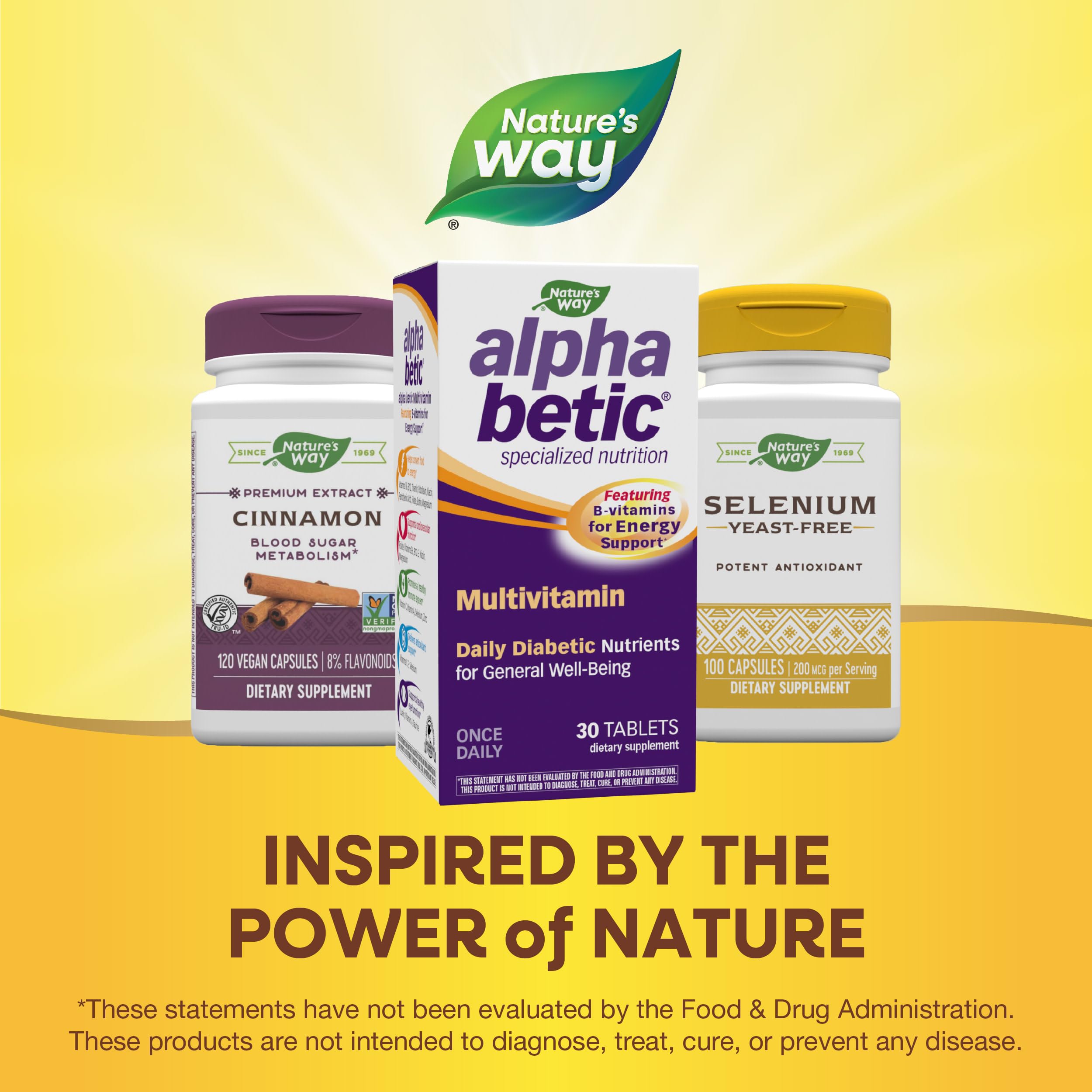 Foto 8 pulgar | Suplemento Multivitamínico Alfa Bético Para Diabéticos Nature's Way 30 Comprimidos - Venta Internacional.