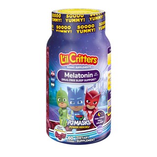 Foto 1 | Suplemento Lil Critters Pj Masks Gummy Melatonin 60 Gomitas - Venta Internacional.