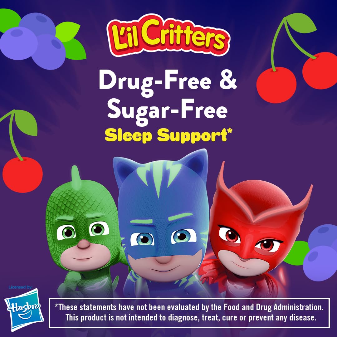 Foto 4 pulgar | Suplemento Lil Critters Pj Masks Gummy Melatonin 60 Gomitas - Venta Internacional.