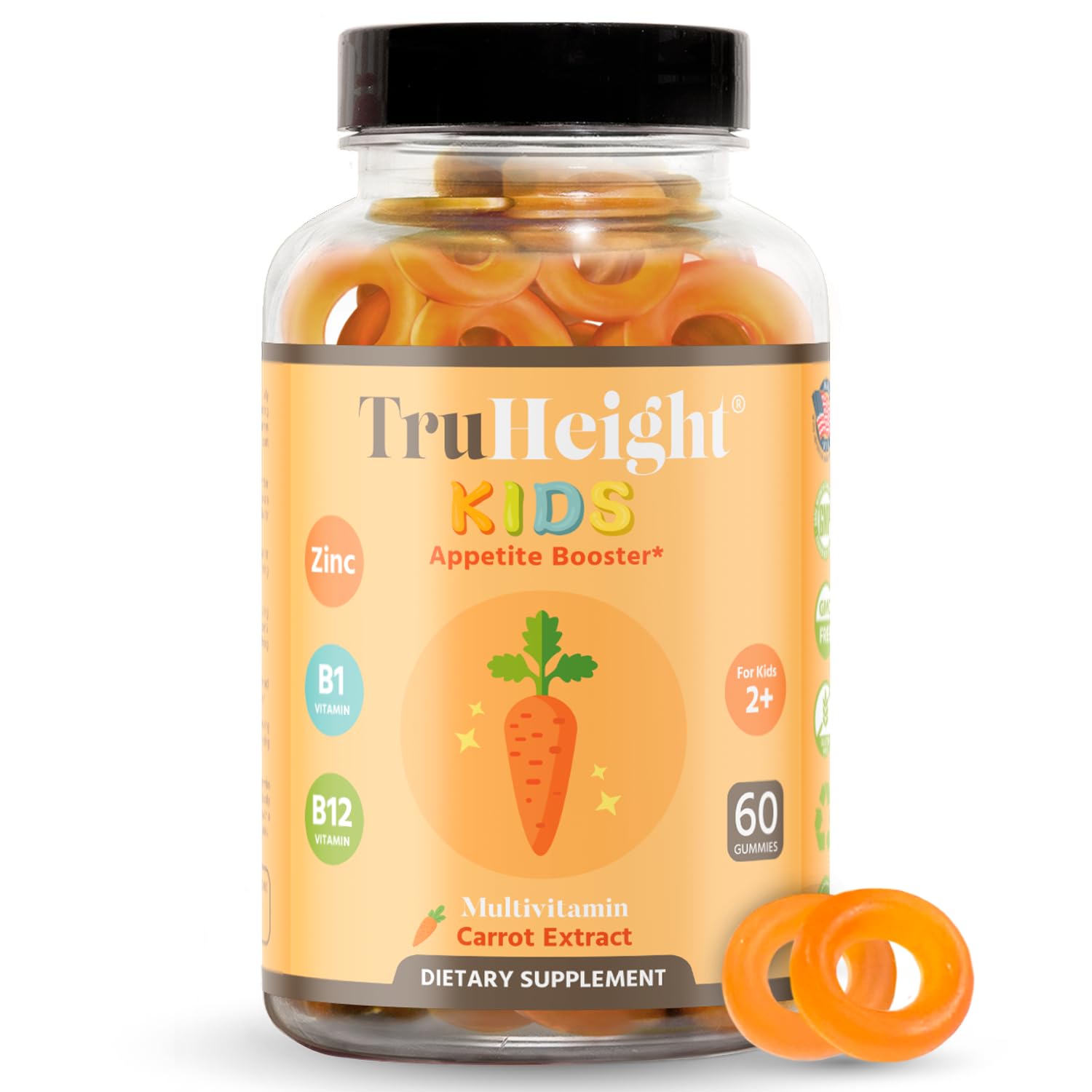 Foto 2 pulgar | Gomitas Truheight Kids Para Aumentar El Apetito, Totalmente Naturales - Venta Internacional.