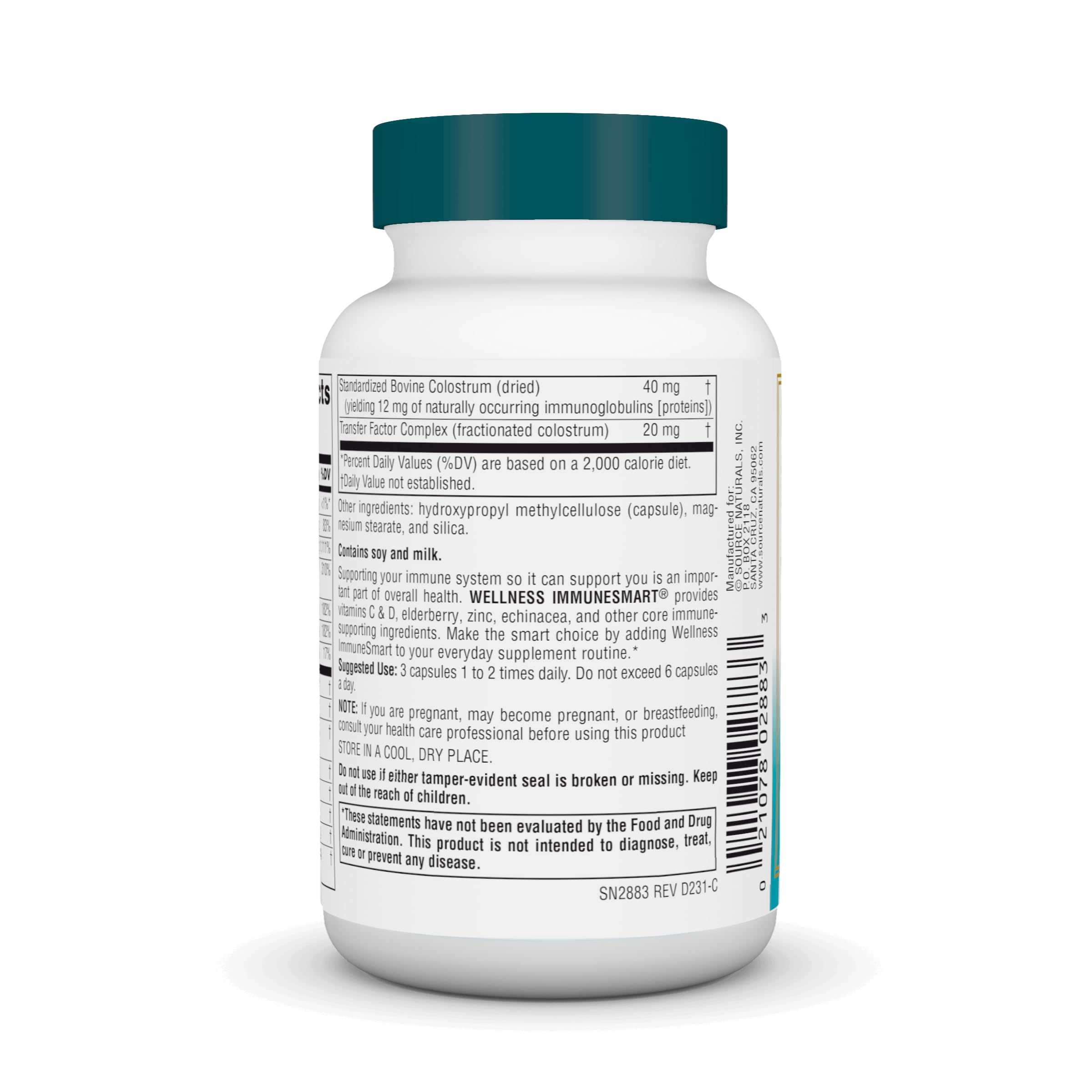 Foto 4 pulgar | Fuente De Suplementos Naturals Wellness Immunesmart - Venta Internacional.