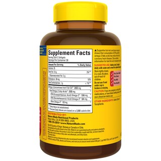 Foto 7 | Suplemento De Aceite De Pescado Omega 3 De Nature Made, 2800 Mg, 60 Cápsulas Blandas - Venta Internacional.