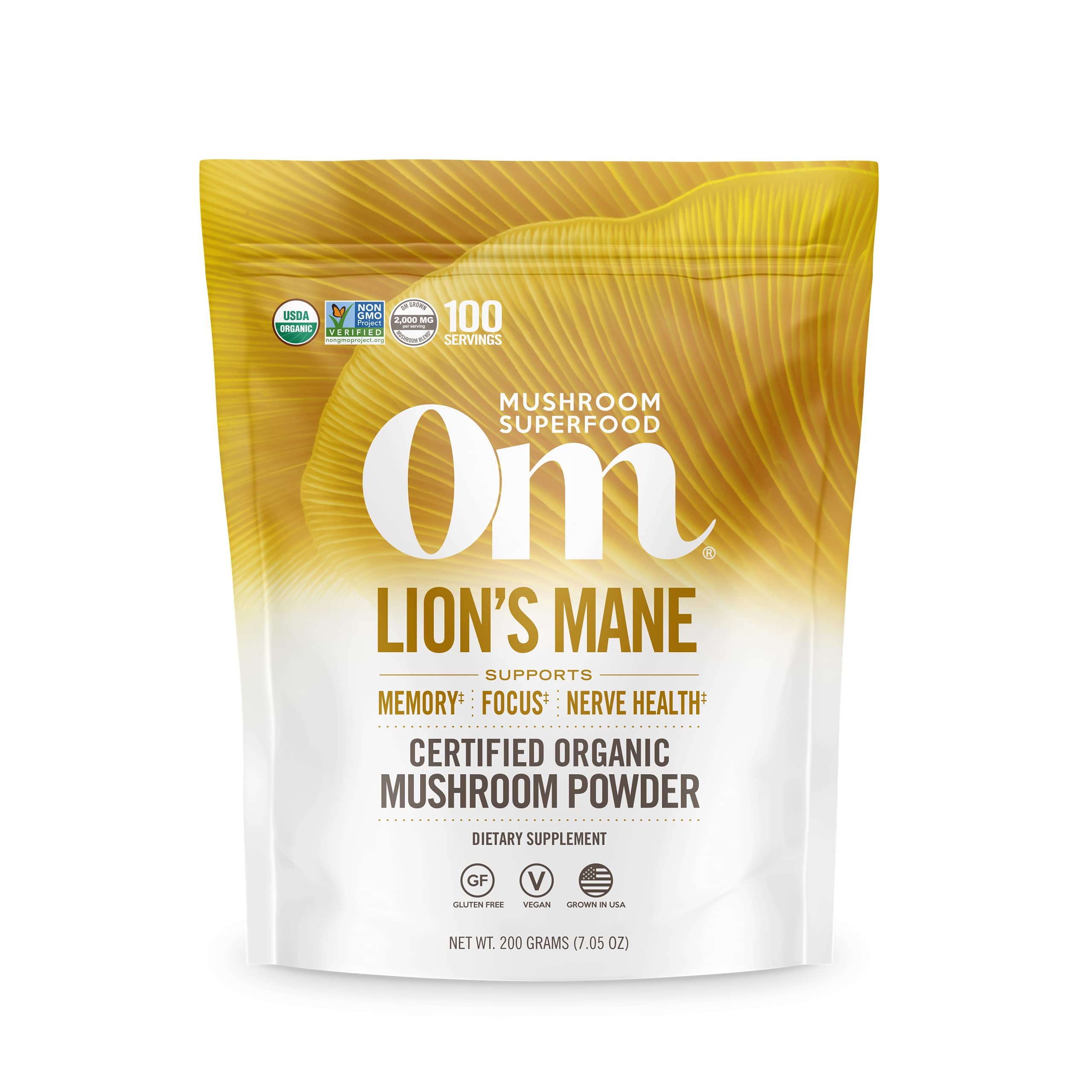 Foto 1 | Suplemento Om Mushroom Superfood Lion's Mane 2000 Mg - Venta Internacional.