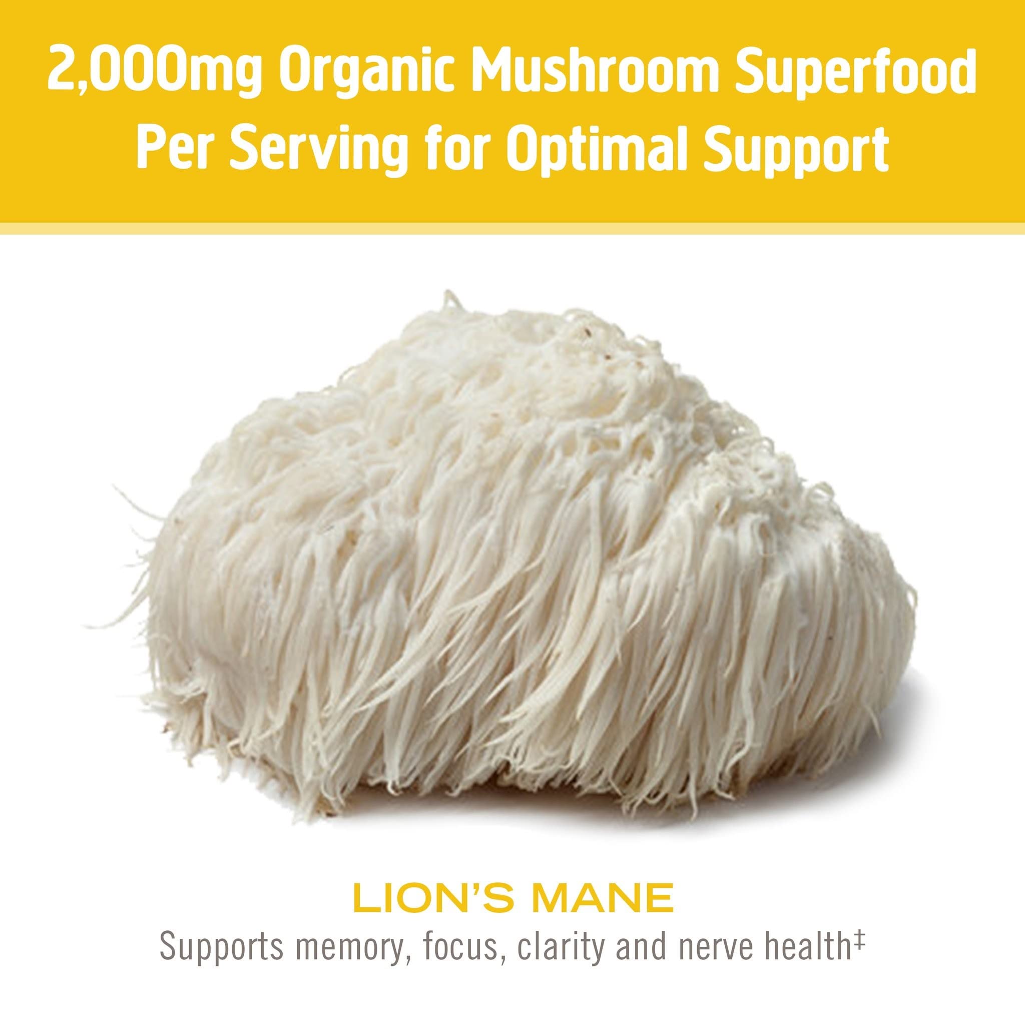 Foto 7 pulgar | Suplemento Om Mushroom Superfood Lion's Mane 2000 Mg - Venta Internacional.