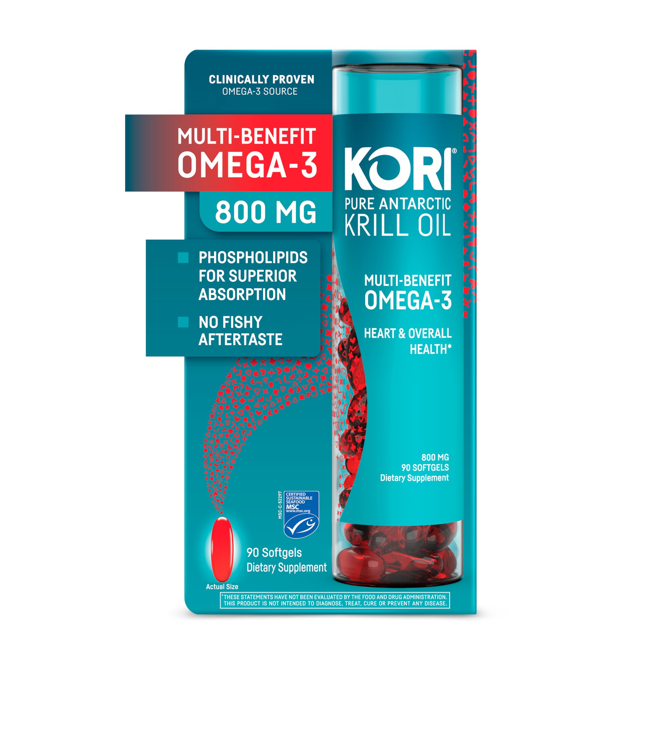 Foto 2 pulgar | Suplemento Kori Krill Aceite De Krill Antártico Omega 3 800 Mg 90 Cápsulas Blandas - Venta Internacional.