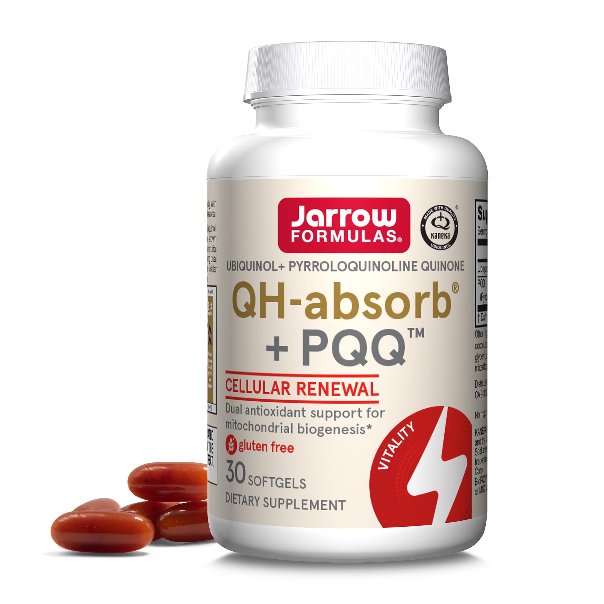 Foto 2 pulgar | Suplemento Jarrow Formulas Qh-absorb + Pqq 30 Cápsulas Blandas - Venta Internacional.