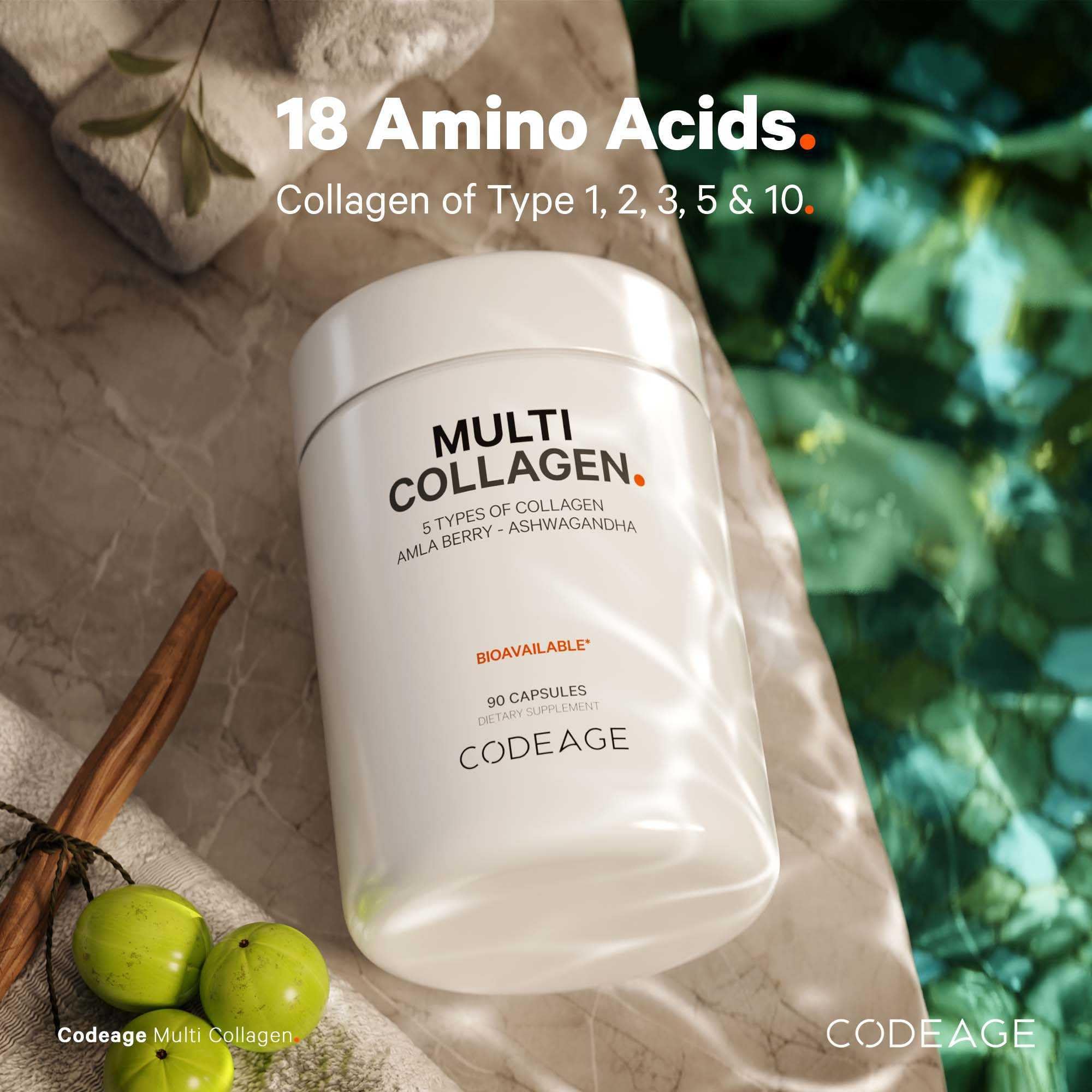 Foto 6 pulgar | Cápsulas De Colágeno Codeage Multi, 5 Tipos Con Ashwagandha, Paquete De 2 - Venta Internacional.