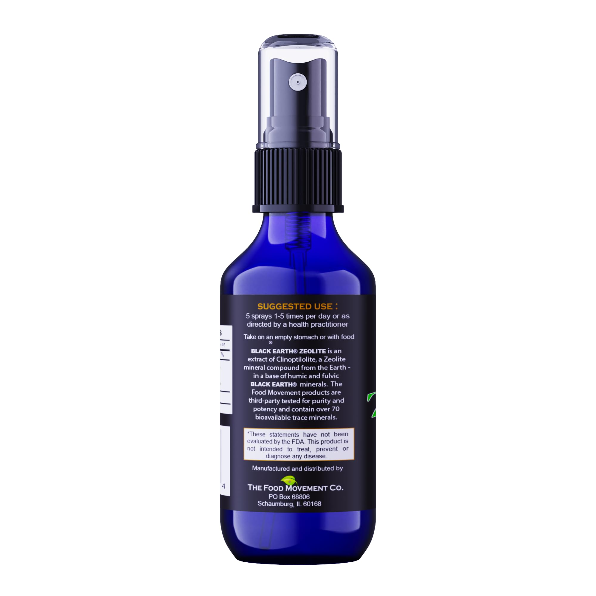 Foto 4 pulgar | Suplemento De Zeolita Black Earth Con Ácidos Fúlvicos Húmicos 30 Ml - Venta Internacional.