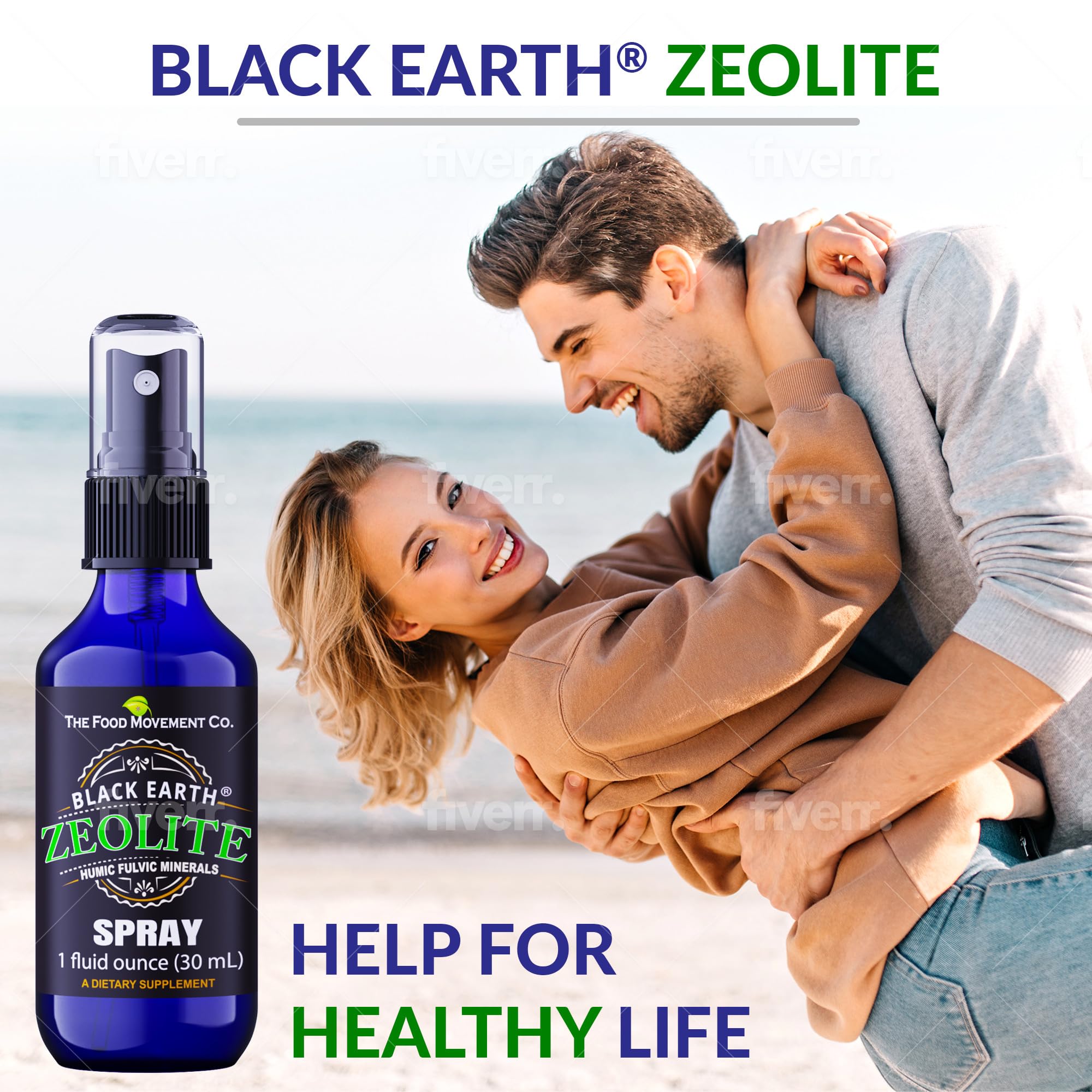Foto 5 | Suplemento De Zeolita Black Earth Con Ácidos Fúlvicos Húmicos 30 Ml - Venta Internacional.