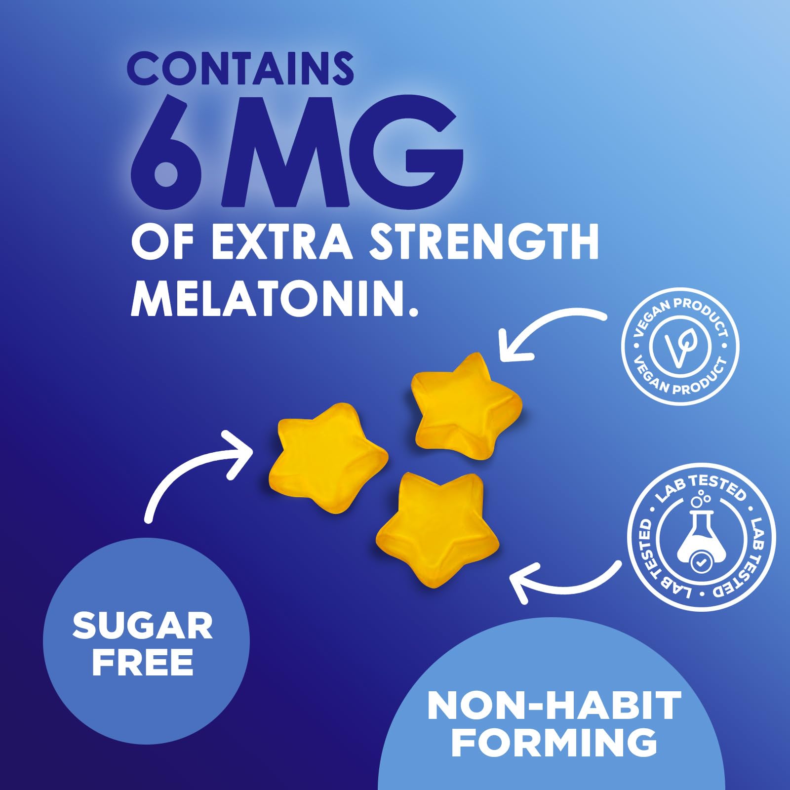Foto 4 pulgar | Gominolas Sleep Gummies Nature's Nutrition, Melatonina, 6 Mg, 120 Unidades - Venta Internacional.