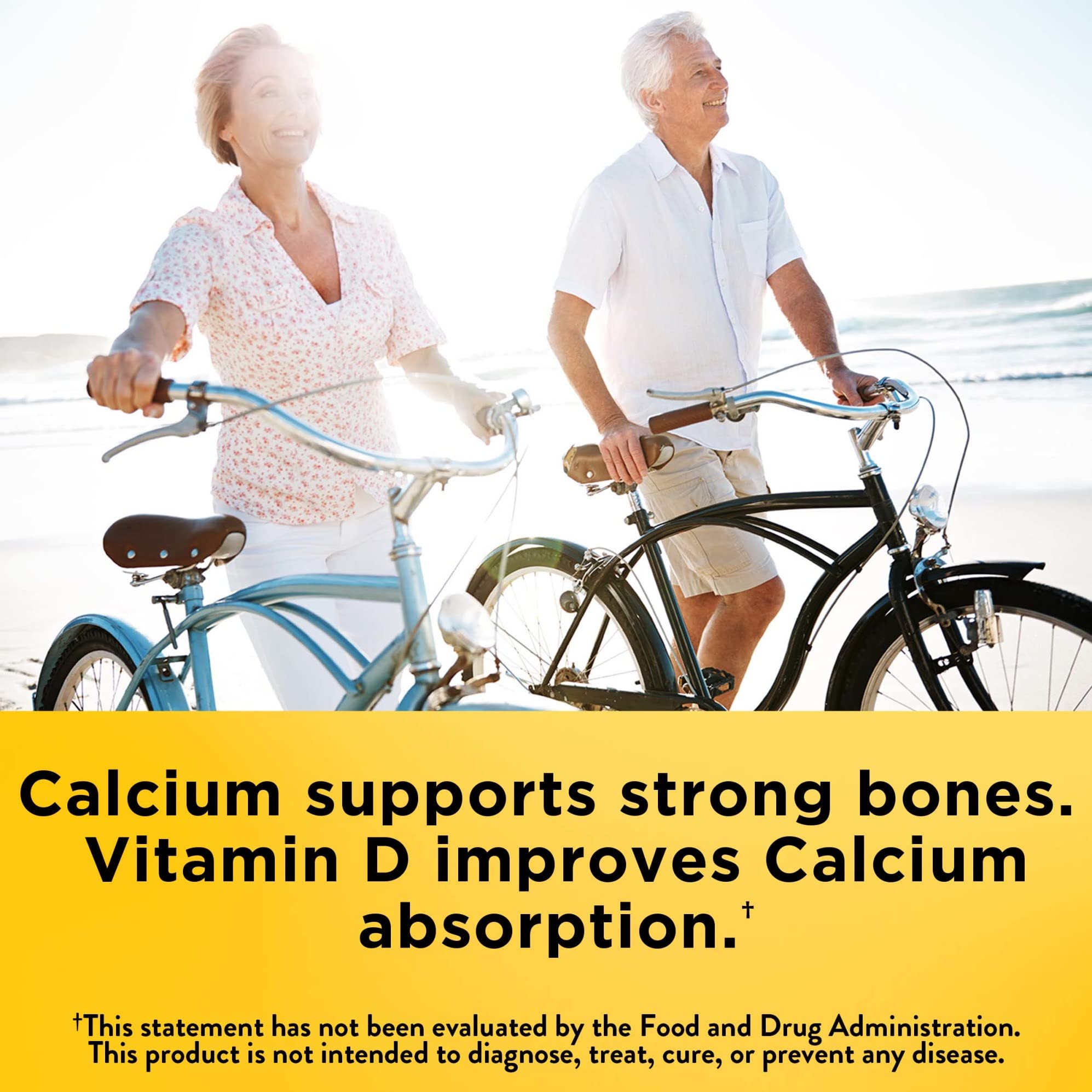 Foto 3 pulgar | Suplemento De Calcio Nature Made 600 Mg Con Vitamina D3 60 Comprimidos - Venta Internacional.