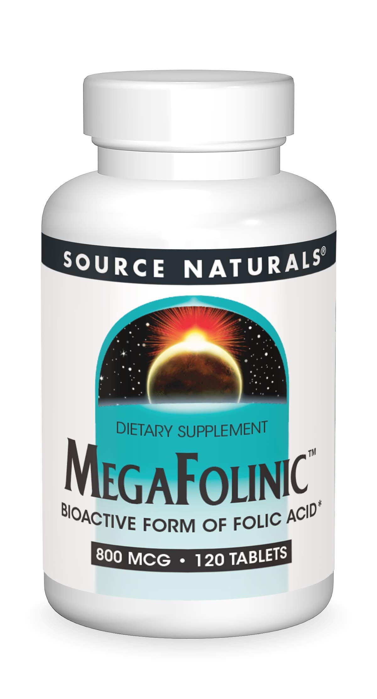 Foto 2 pulgar | Supplement Source Naturals Ácido Fólico Megafolínico 800 Mcg - Venta Internacional.