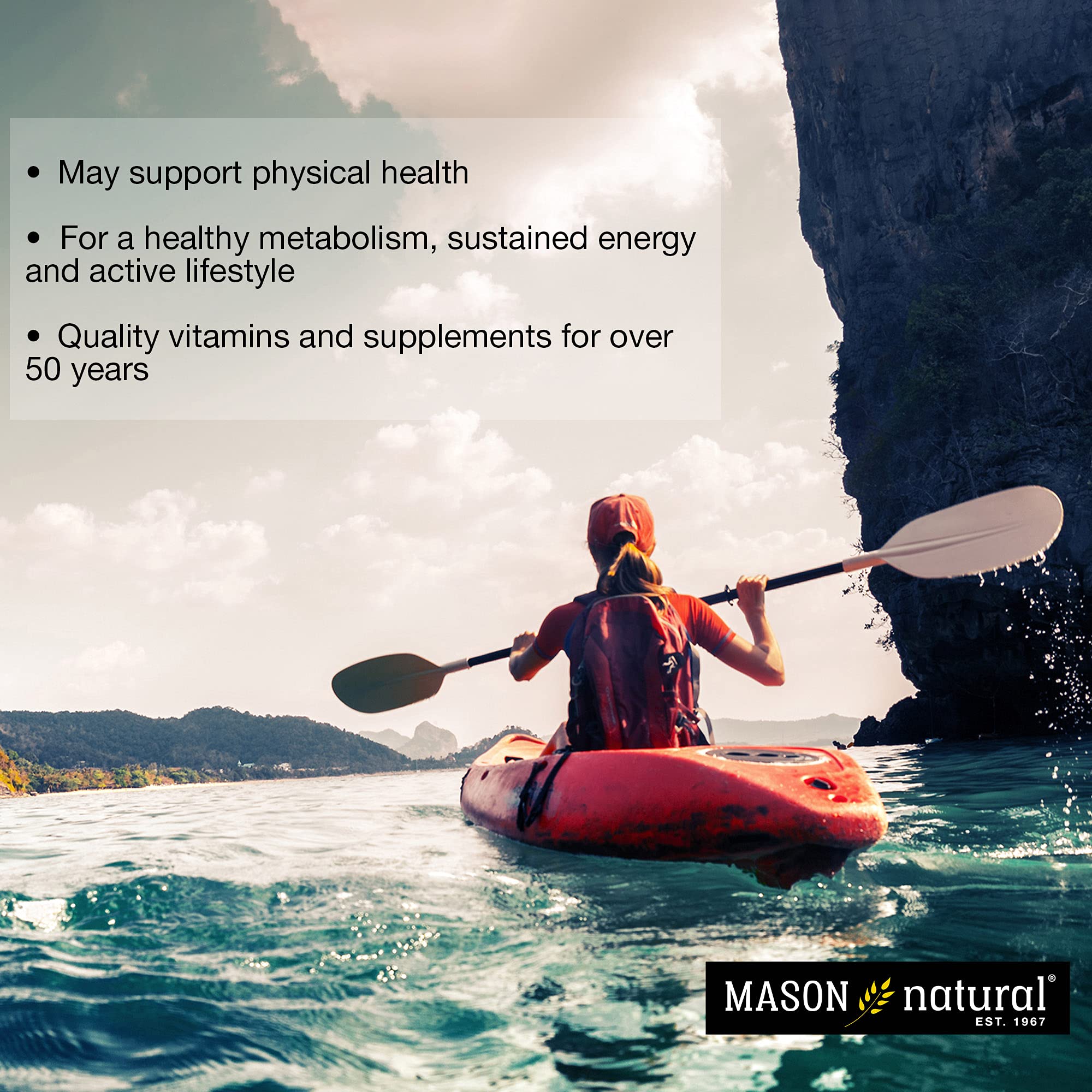 Foto 6 | Suplemento Mason Natural De Vitamina B12 500 Mcg Con Calcio 100 Comprimidos - Venta Internacional.