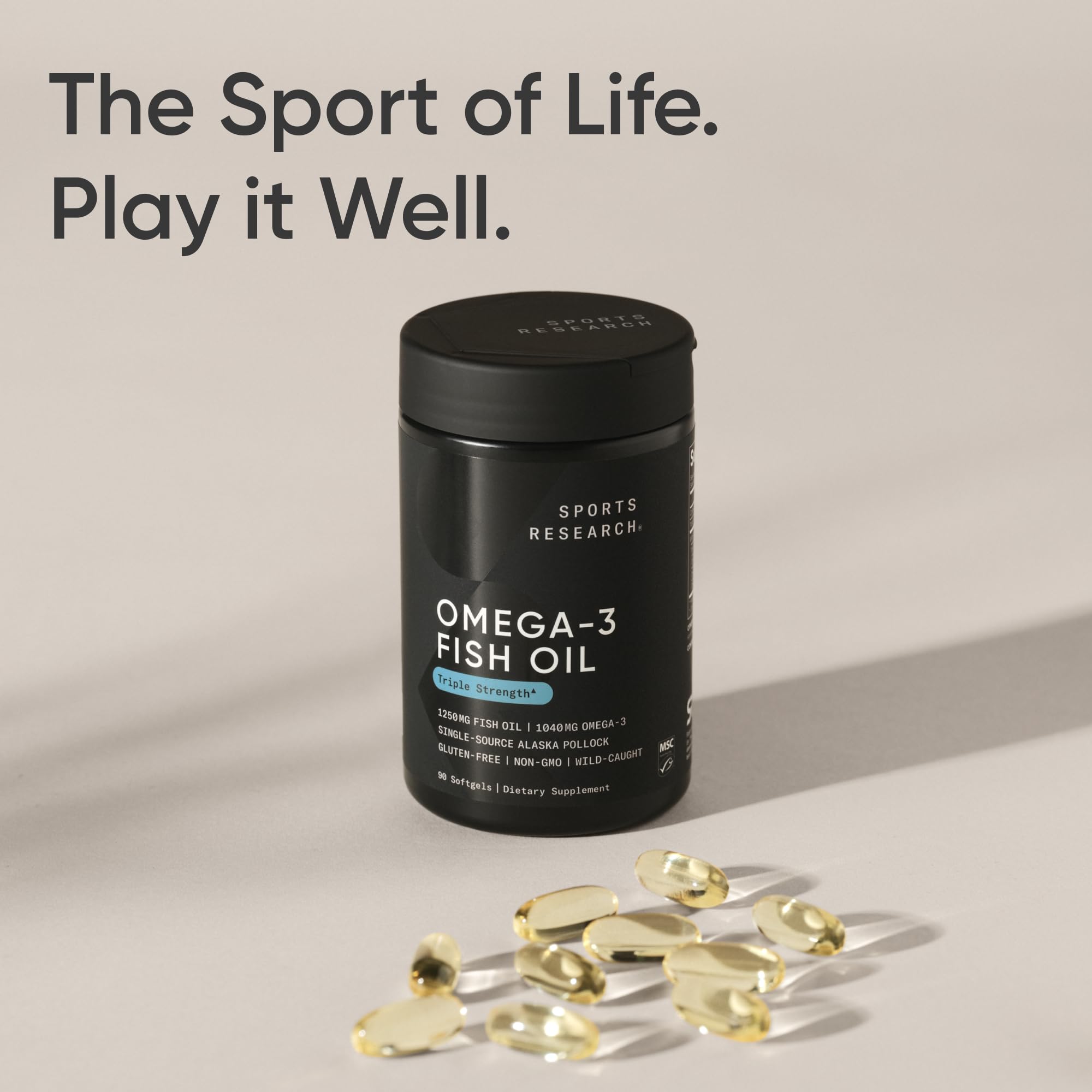 Foto 8 pulgar | Aceite De Pescado Omega 3 Triple Strength De Supplement Sports Research - Venta Internacional.