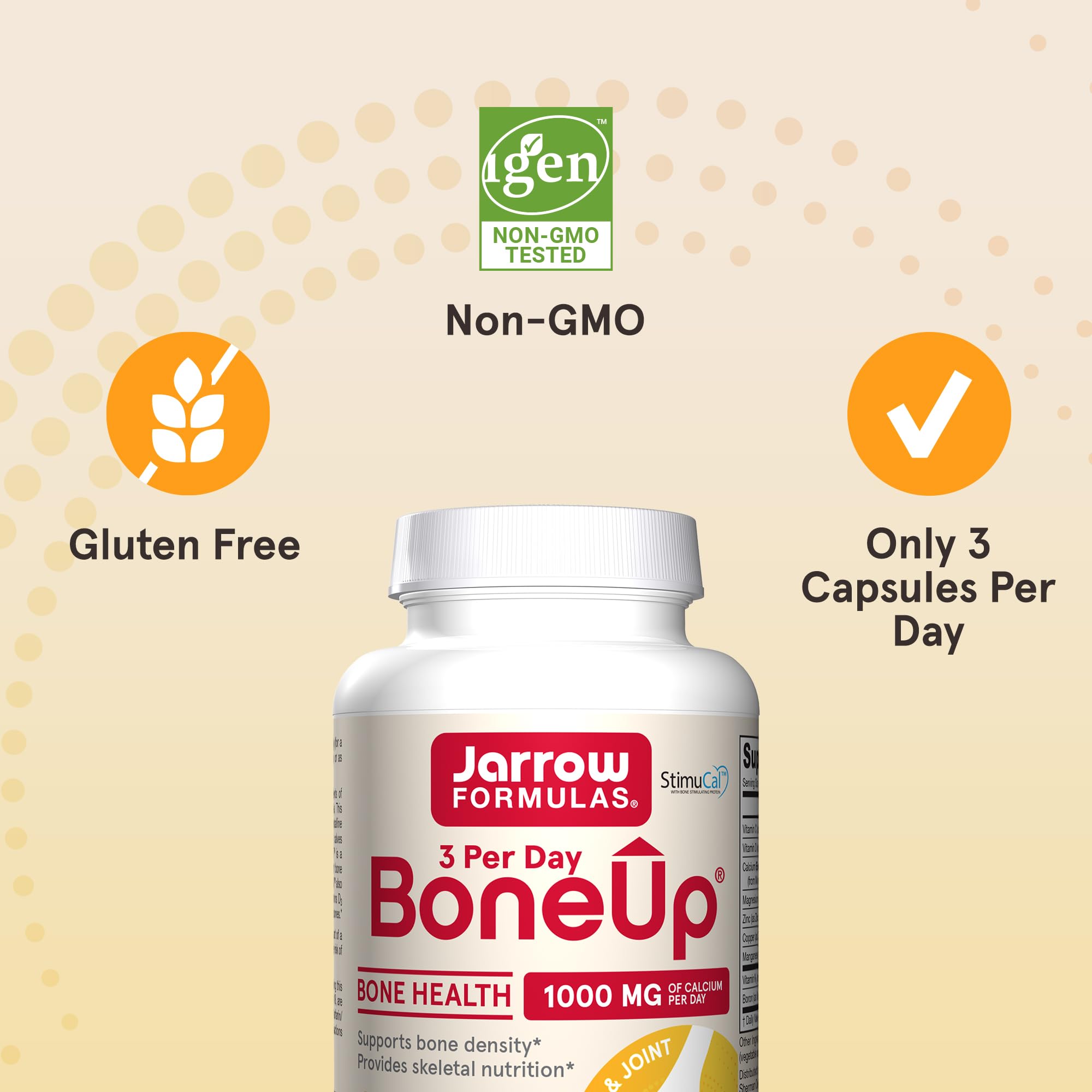 Foto 5 | Suplemento Jarrow Formulas Boneup Three Por Día, 180 Cápsulas - Venta Internacional.