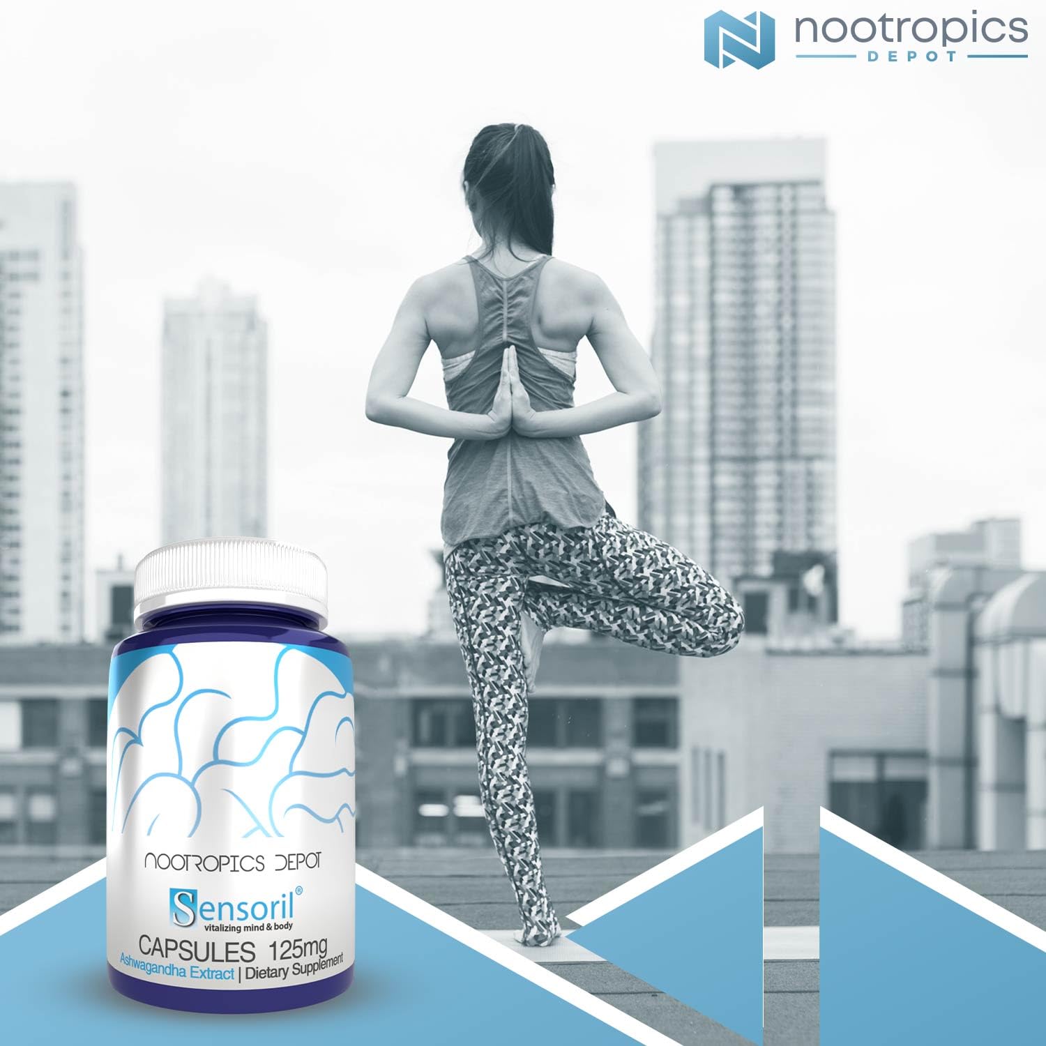 Foto 4 pulgar | Suplemento Nootropics Depot Sensoril Ashwagandha 125 Mg 180 Unidades - Venta Internacional.