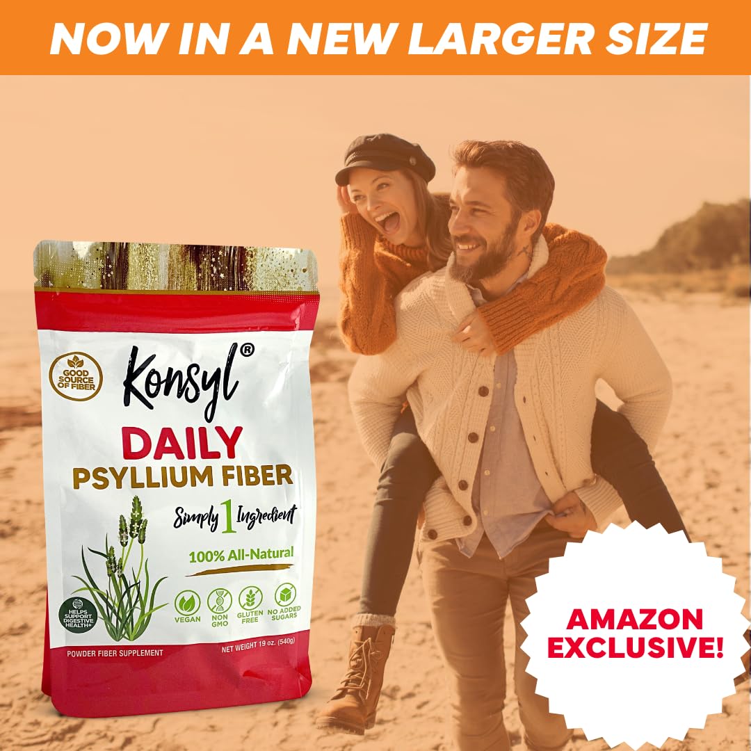 Foto 6 pulgar | Suplemento De Fibra Konsyl Daily Psyllium Fiber 540 G Naranja - Venta Internacional.