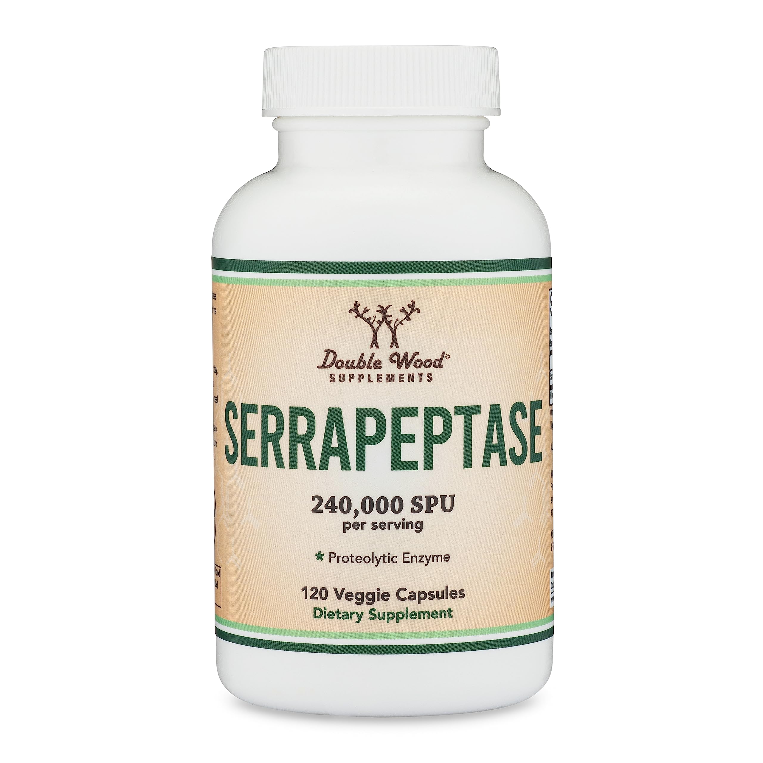 Foto 4 | Suplemento Double Wood Serrapeptase 240.000 Spu De Potencia Máxima - Venta Internacional.