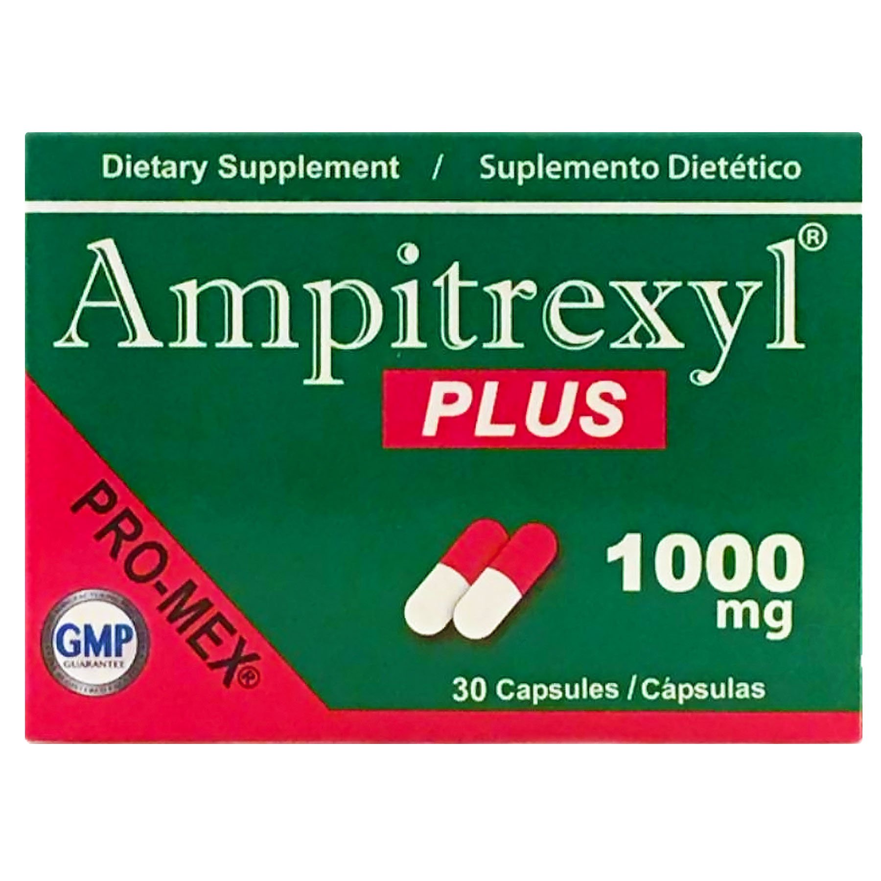 Foto 2 pulgar | Suplemento Ampitrexyl Plus 100% Natural 30 Cápsulas 1000 Mg - Venta Internacional.