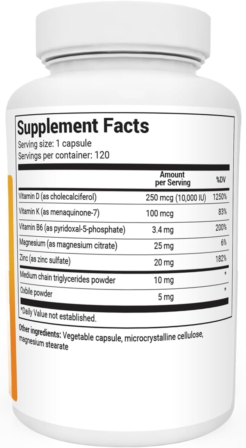 Foto 3 pulgar | Suplemento Dr. Berg De Vitamina D3 K2 Con Mct En Polvo, 120 Cápsulas - Venta Internacional.