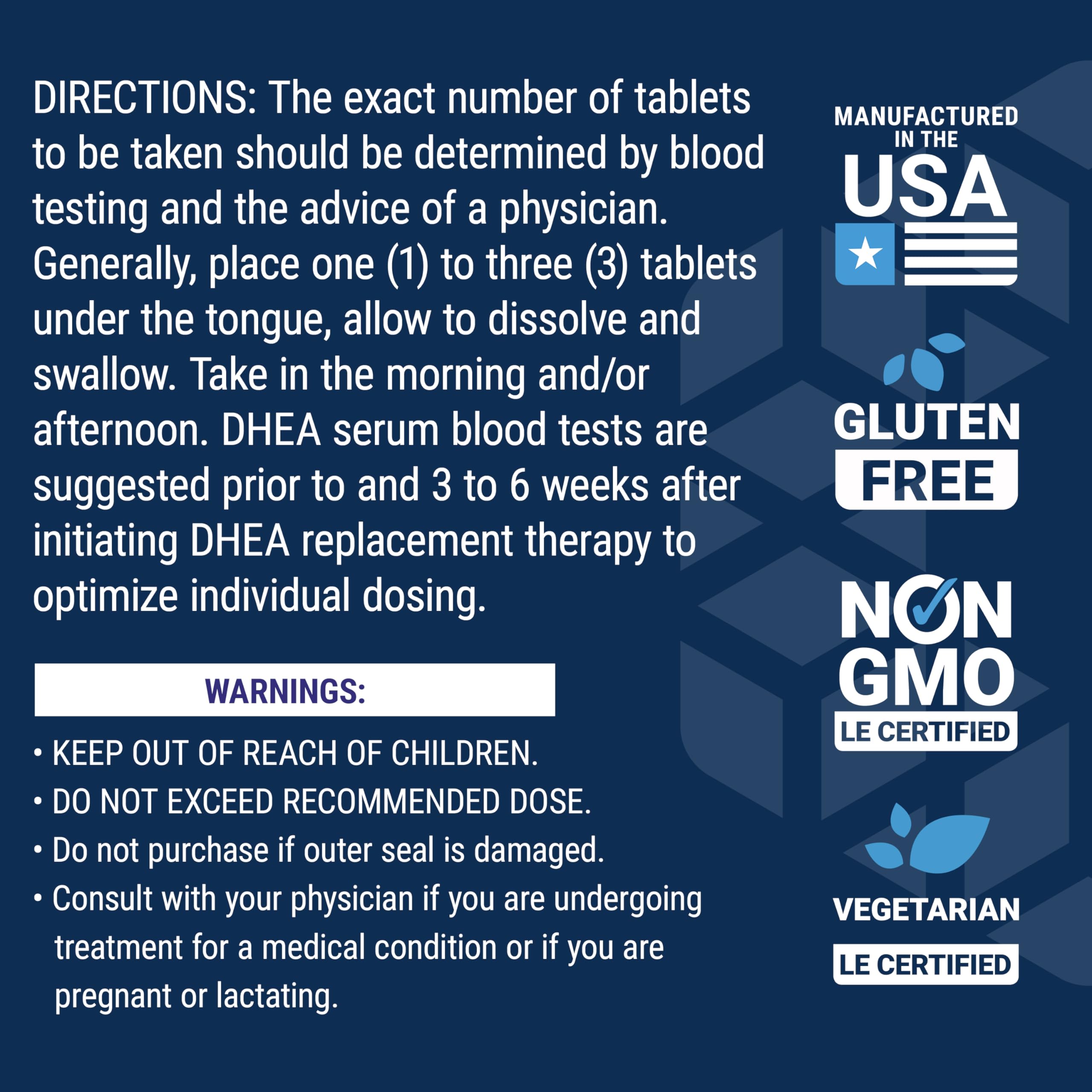 Foto 7 | Suplemento Life Extension Dhea 25 Mg Hormone Balance 100 Comprimidos - Venta Internacional.