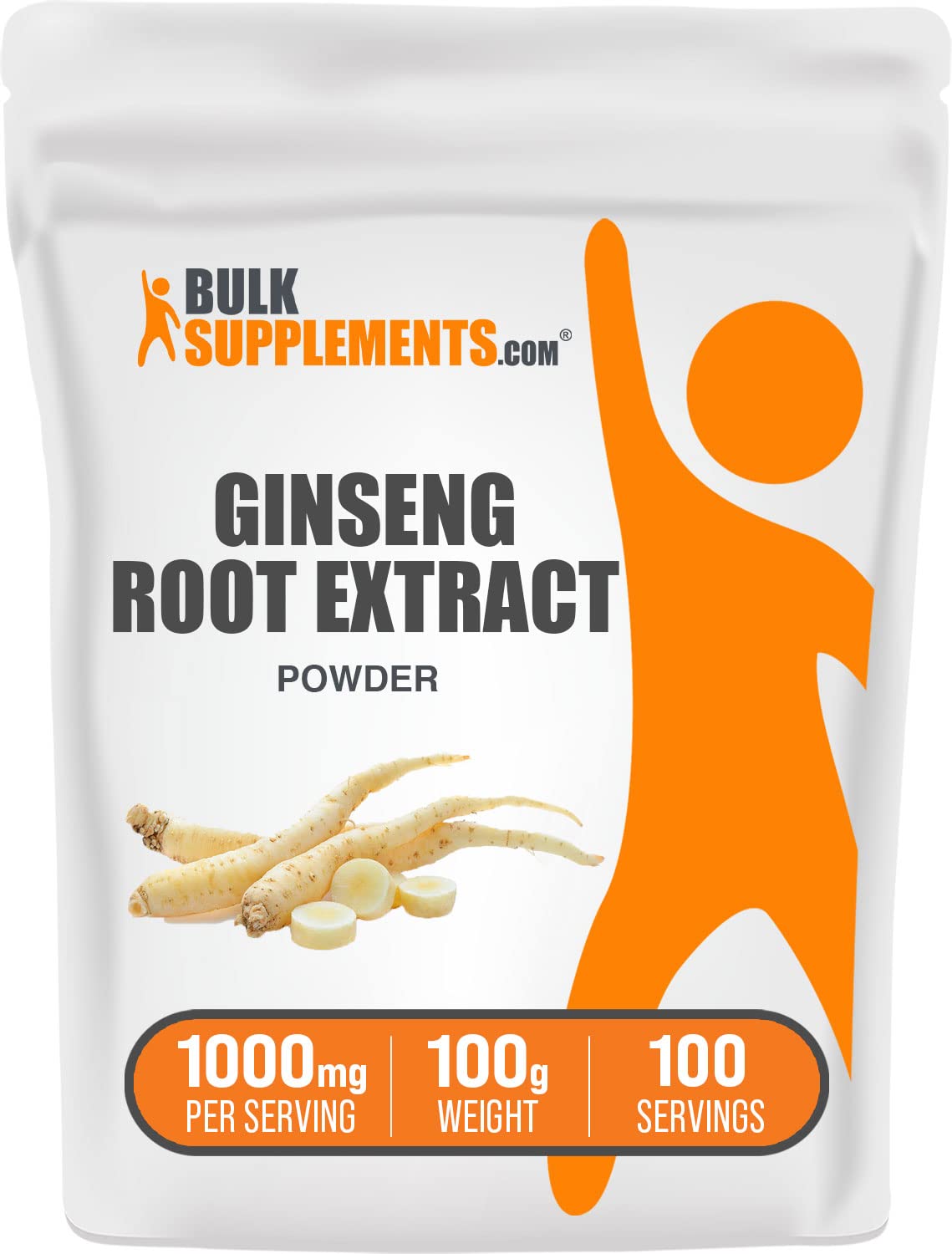Foto 2 pulgar | Suplemento Bulksupplements.com Extracto De Raíz De Ginseng 100 G - Venta Internacional.