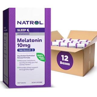 Foto 1 | Suplemento Natrol Advanced Sleep Melatonin 10 Mg 100 Comprimidos - Venta Internacional.
