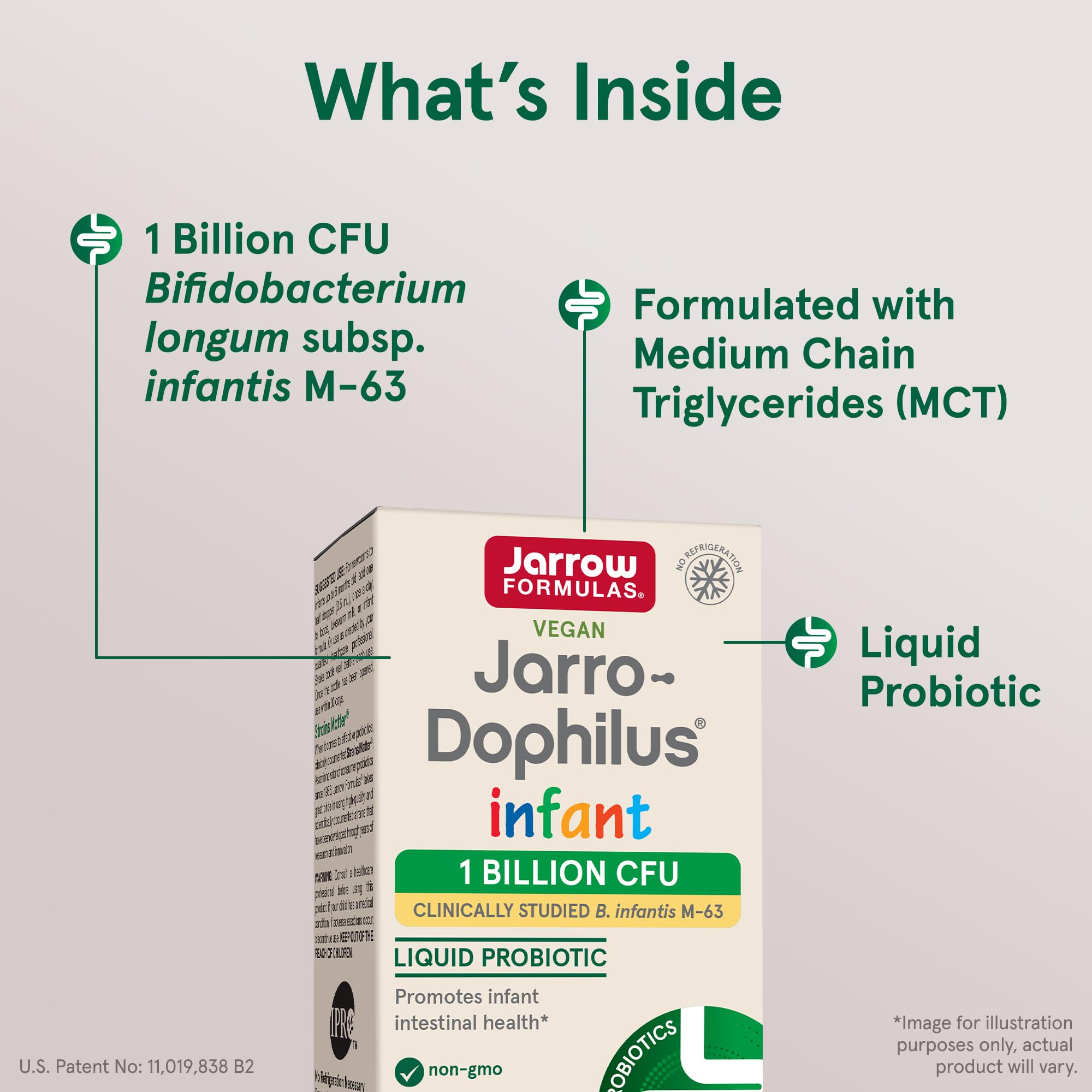 Foto 4 pulgar | Probiótico Líquido Jarrow Formulas Jarro-dophilus Infant 15 Ml - Venta Internacional.