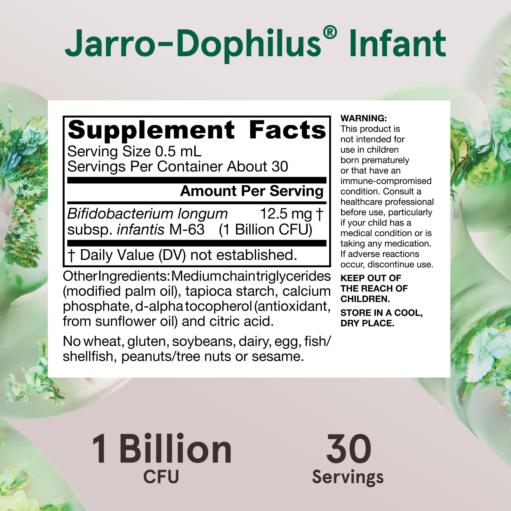 Foto 7 pulgar | Probiótico Líquido Jarrow Formulas Jarro-dophilus Infant 15 Ml - Venta Internacional.