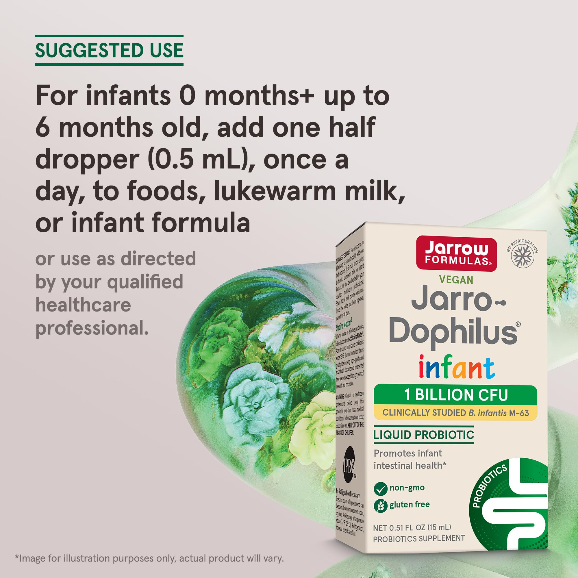 Foto 8 pulgar | Probiótico Líquido Jarrow Formulas Jarro-dophilus Infant 15 Ml - Venta Internacional.