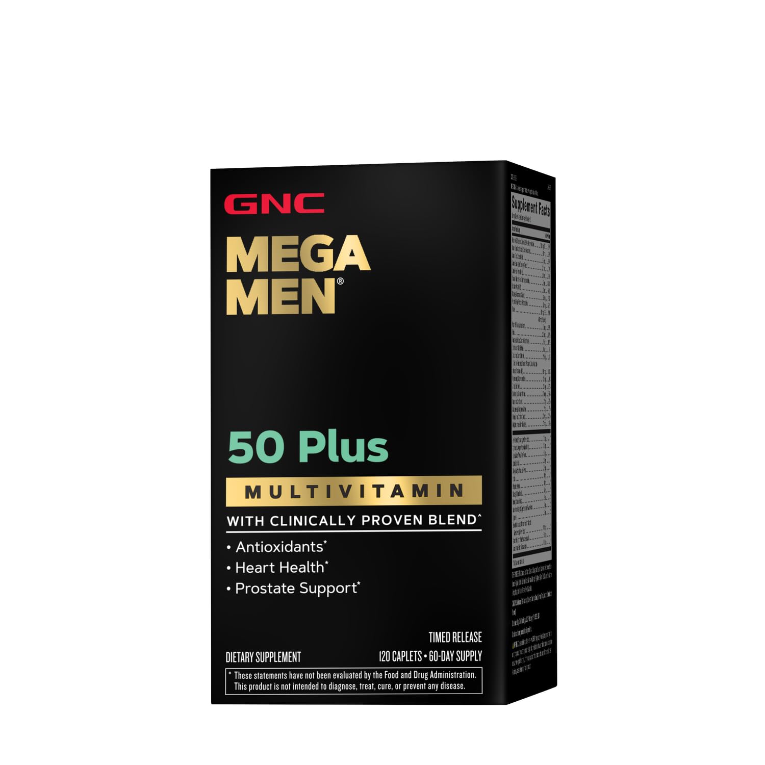 Foto 2 pulgar | Suplemento Multivitamínico Gnc Mega Men 50 Plus 120 Tabletas - Venta Internacional.