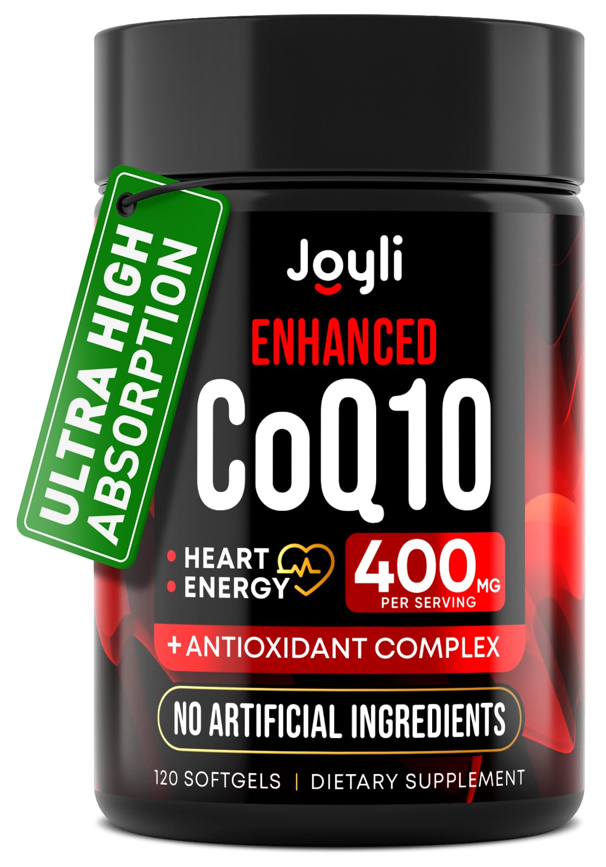 Foto 2 pulgar | Suplemento: Cápsulas Blandas De Coenzima Q10 De 400 Mg De Joyli Nutrition - Venta Internacional.