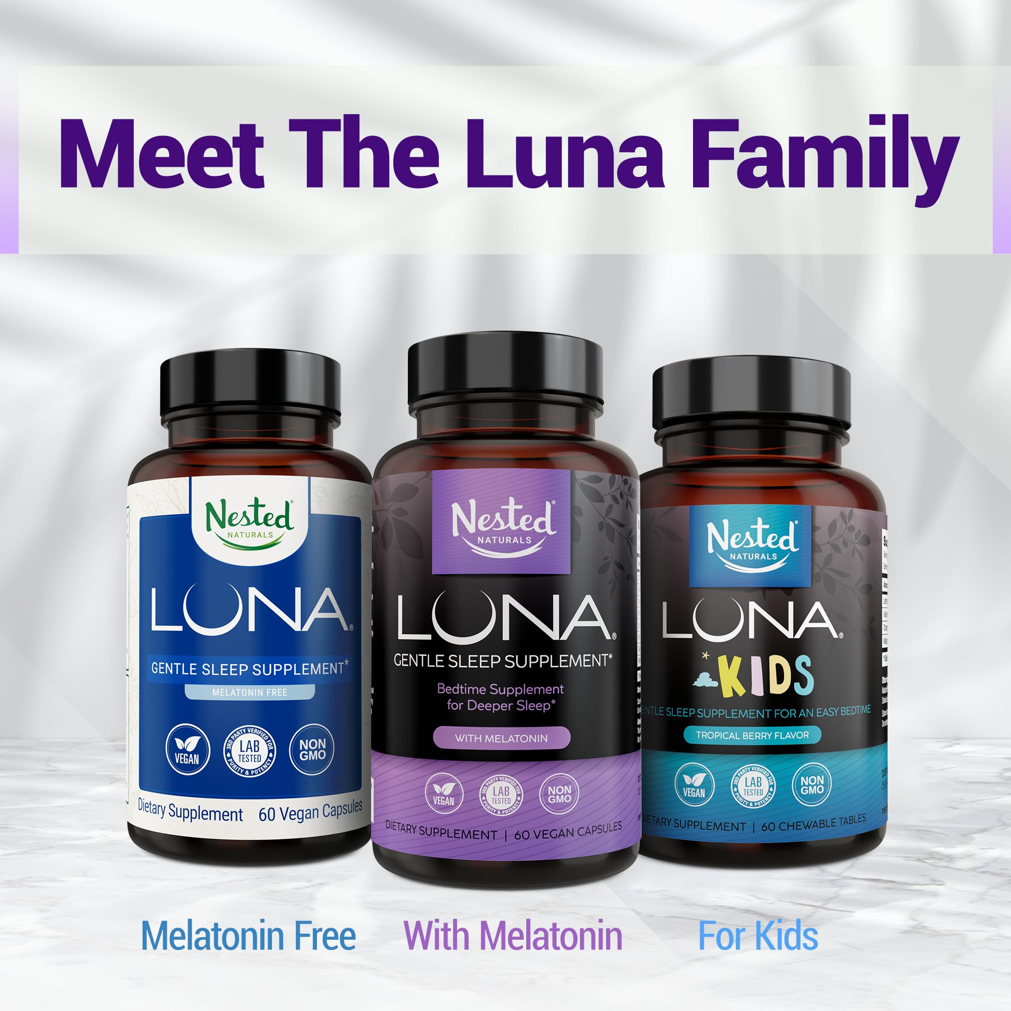 Foto 6 pulgar | Sleep Aid Nested Naturals Luna Sin Melatonina Paquete de 2 - Venta Internacional