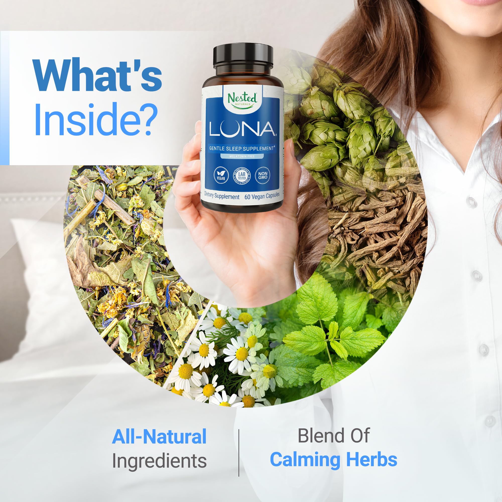 Foto 7 | Sleep Aid Nested Naturals Luna Sin Melatonina Paquete de 2 - Venta Internacional