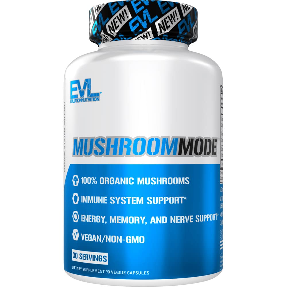 Foto 1 | Cápsulas De Suplemento Evlution Vegan Organic Mushroom 30 Serv - Venta Internacional.