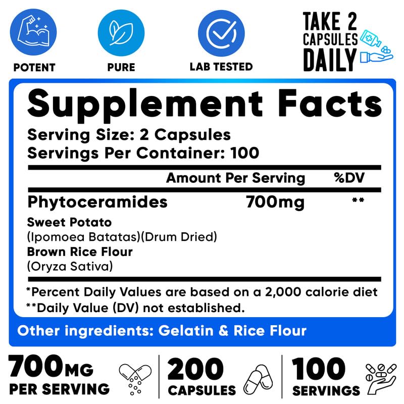 Foto 2 | Suplemento De Fitoceramida We Like Vitamins 700 Mg 200 Cápsulas - Venta Internacional.