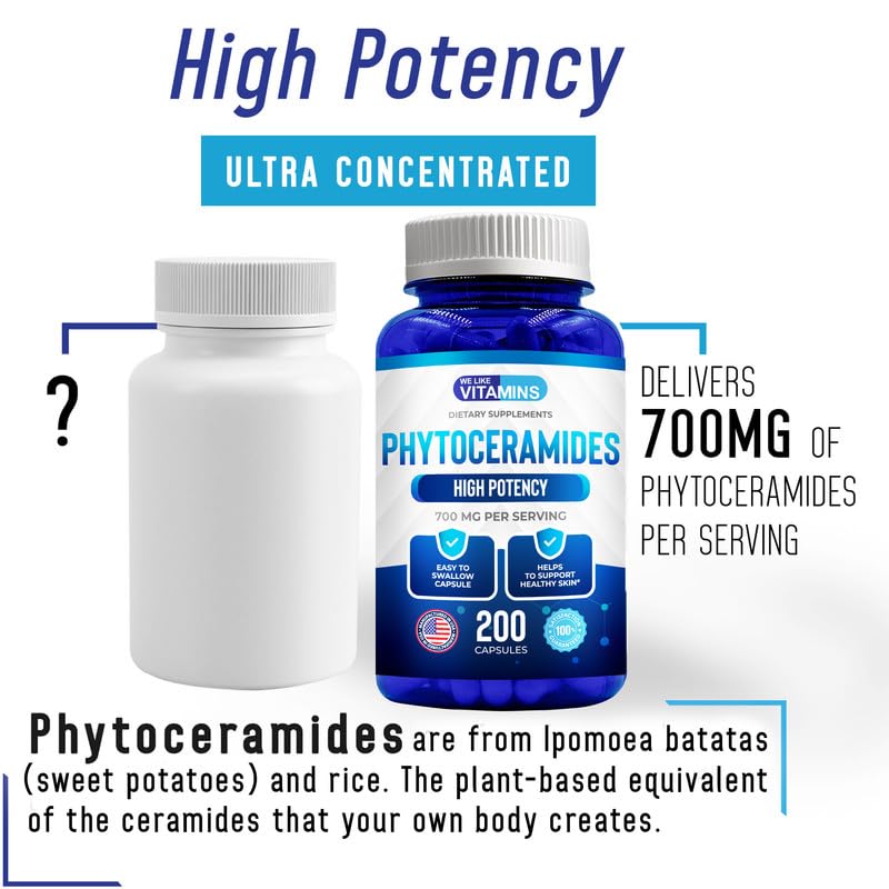 Foto 5 | Suplemento De Fitoceramida We Like Vitamins 700 Mg 200 Cápsulas - Venta Internacional.