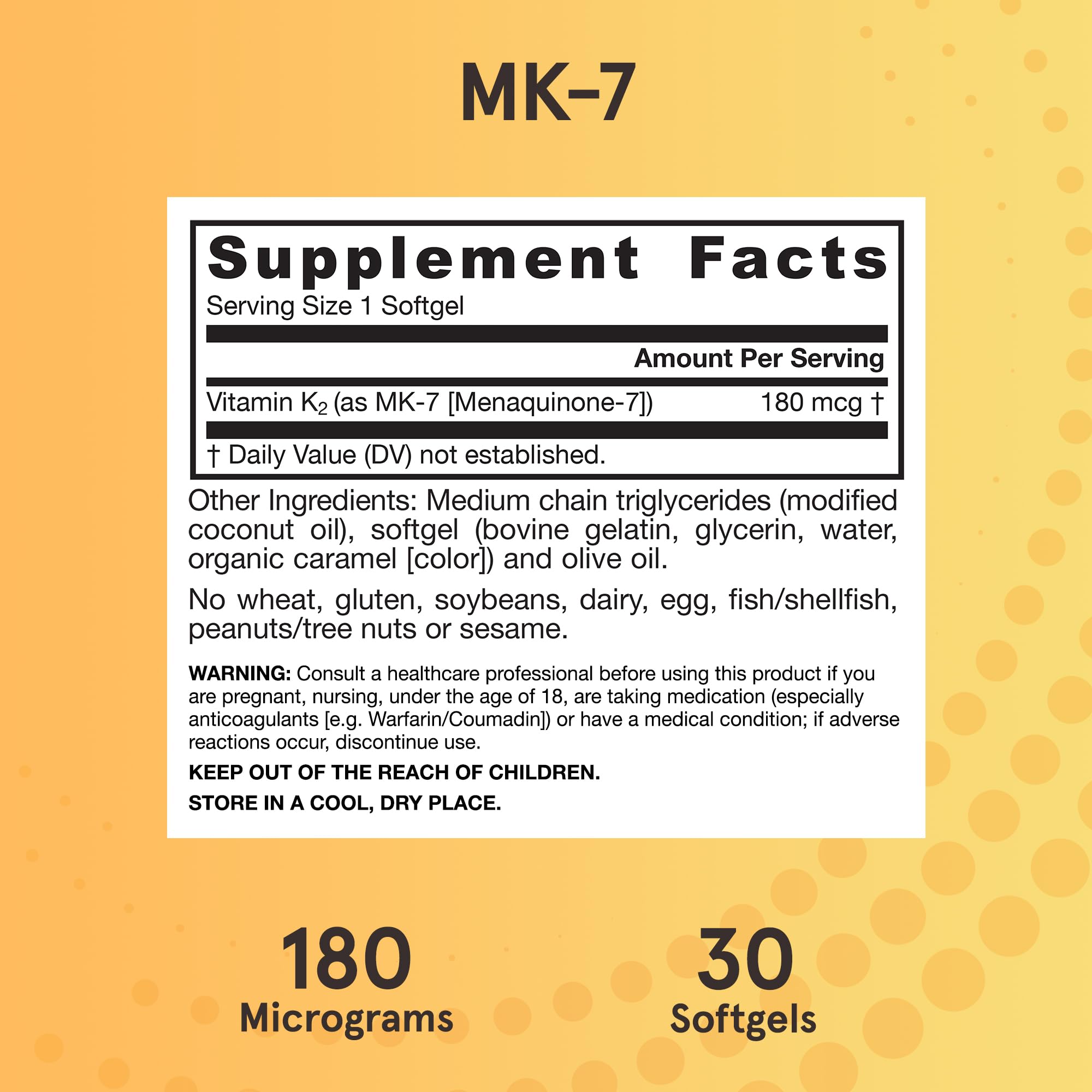 Foto 6 | Suplemento Jarrow Formulas Mk-7 180 Mcg De Vitamina K2 30 Cápsulas Blandas - Venta Internacional.