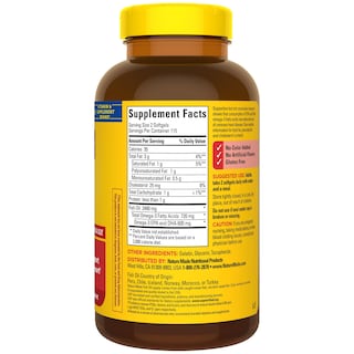 Foto 7 | Suplemento De Aceite De Pescado Hecho En La Naturaleza, 1200 Mg De Omega 3, 230 Cápsulas Blandas - Venta Internacional.