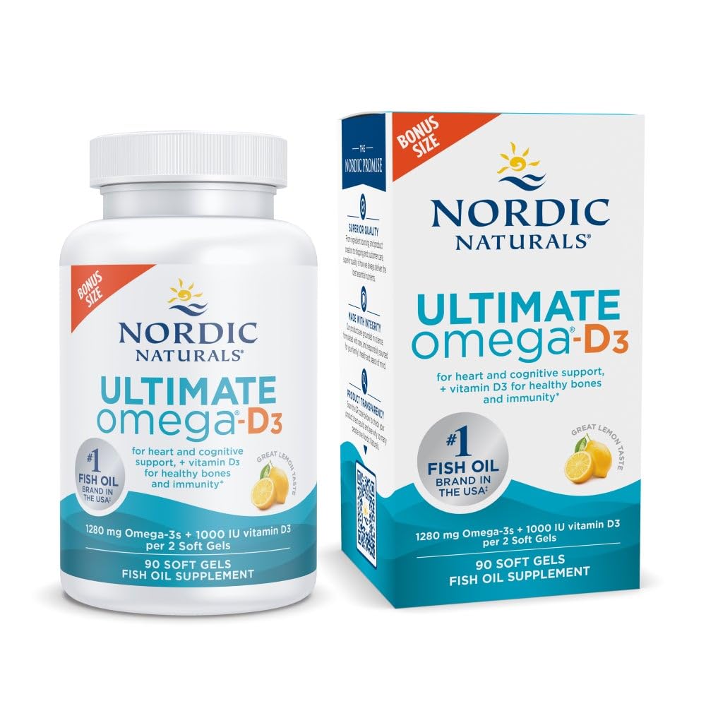 Foto 2 pulgar | Suplemento Nordic Naturals Ultimate Omega-d3 90 Cápsulas Blandas - Venta Internacional.