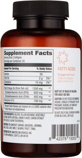 Foto 2 | Suplemento De Aceite De Pescado Silvestre Con Omega 3 De Revly Y 60 Cápsulas Blandas De Coq10 - Venta Internacional.