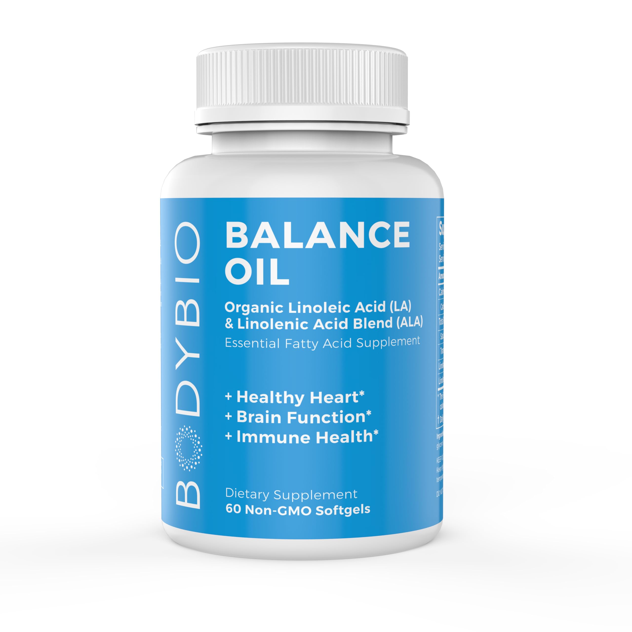Foto 2 pulgar | Suplemento Bodybio Balance Oil Omega 3 Y 6 60 Cápsulas Blandas - Venta Internacional.